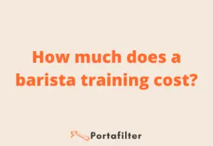 How much does a barista training cost