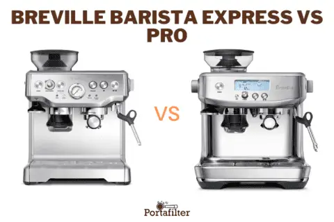 Breville Barista Express vs Pro [5 Important Differences]