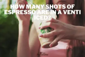 How many shots of espresso are in a venti iced