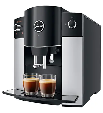 Jura D6 Automatic Coffee Machine Platinum