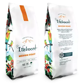 Lifeboost Organic Whole Bean Coffee