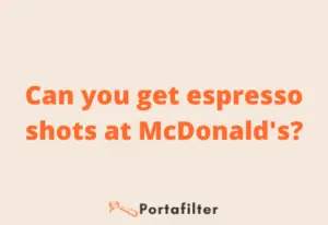 Can you get espresso shots at McDonald's