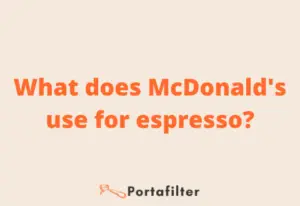 What does McDonald's use for espresso