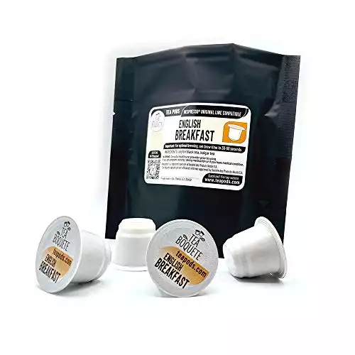 English Breakfast black tea pods Nespresso compatible, 10 pack